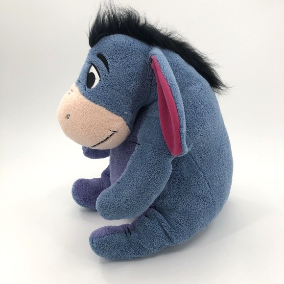 Disney Store Exclusive Eeyore Plush Stuffed Animal Sitting Toy 16" *FLAW - Picture 2 of 11